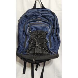 LL Bean Turbo Transit Pack. High School College. Night Blue Black Monogramed